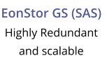 EonStor GS (SAS)  Highly Redundant and scalable
